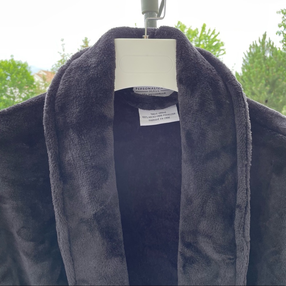 Personalization Mall Luxury Fleece Robe - Picture 10 of 16